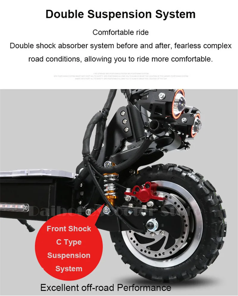 Powerful Off road Electric Skateboard Folding Electric Scooter Adults foldable Electric bike (25)