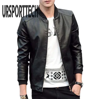 

2019 New Arrival Leather Jackets Men's Jacket Male Outwear Men's Coats Spring & Autumn PU Jacket De Couro Coat Plus Size M-3XL