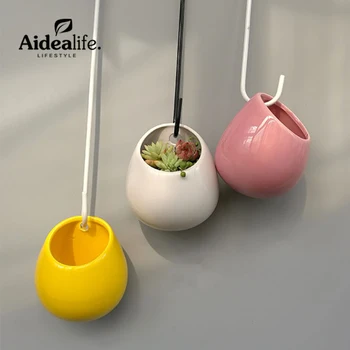 

ceramic wall planters planters for succulents indoor gardening garden wall decor pocket gardens sprouting trays cute plant pots