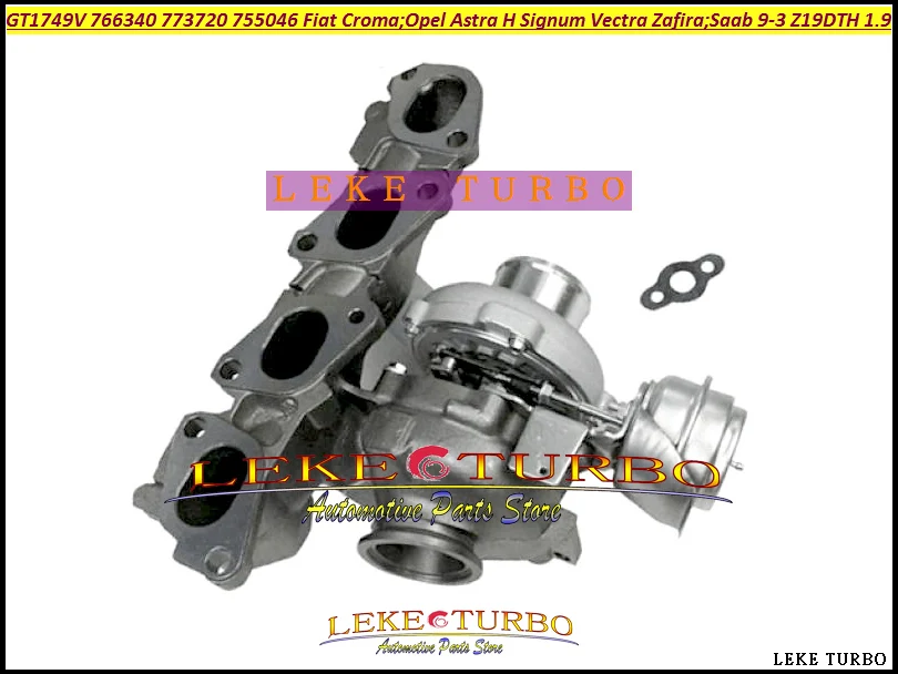 Turbo GT1749V 766340 773720 755046 740067 For FIAT Croma II For OPEL Astra H Signum Vectra Zafira For SAAB 9-3 II Z19DTH 1.9L CDTI (3)