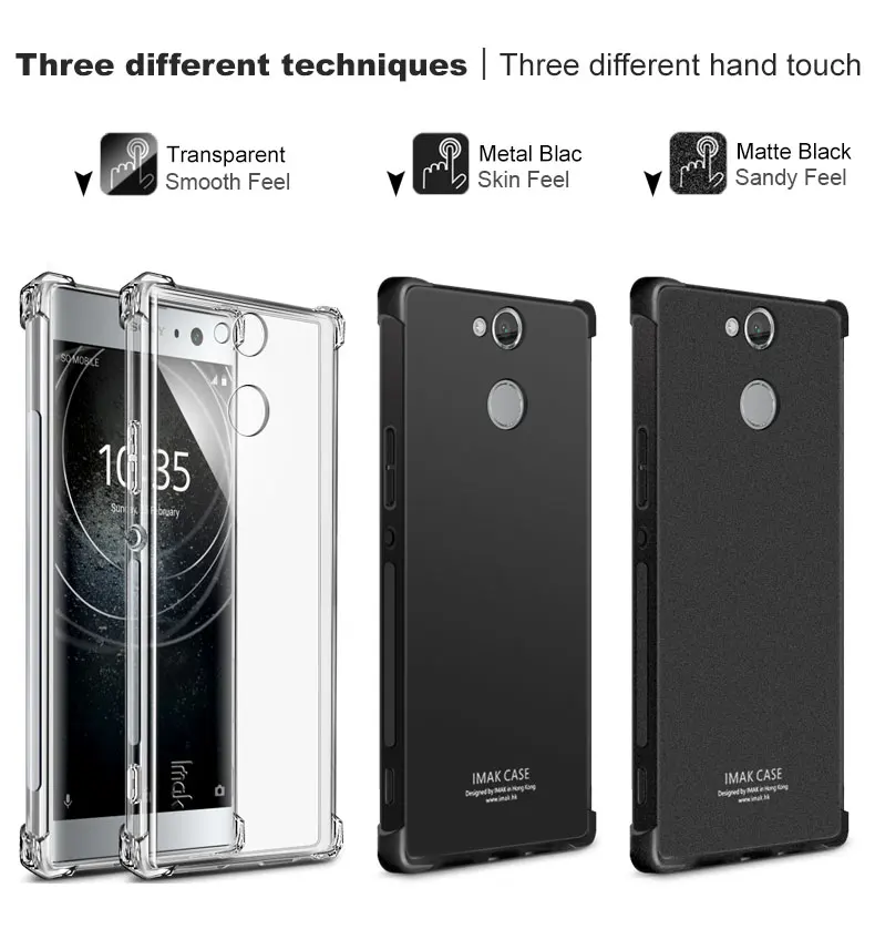 Марка Imak водителя супер-тонкий мягкий телефон чехлы для Sony Xperia xa2 бампер чехол +