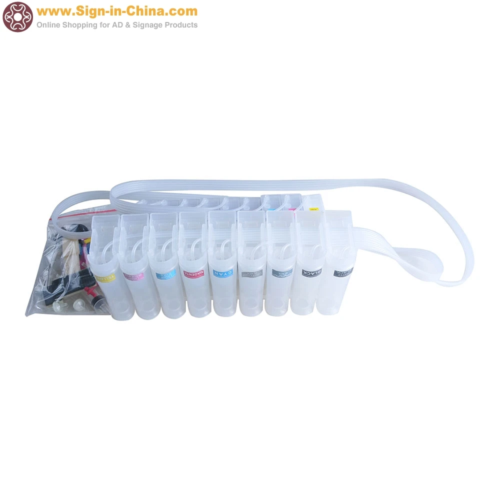OEM 9*30 мл картриджи + 9*100 бутылки Epson SureColor SC P600 CISS с постоянным чипом|ciss cartridges|ciss