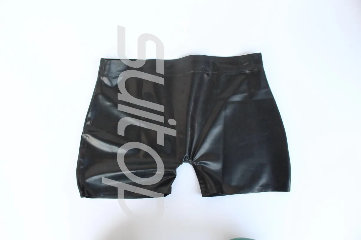 Мужские латексные шорты боксеры для взрослых|boxer shorts|latex boxer shortslatex |