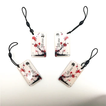 

125Khz EM4305 Token Tag Keychain Keyfob RFID Card Rewritable Door keys Blank Cards For Copier Duplicator Cloner (1Pcs )