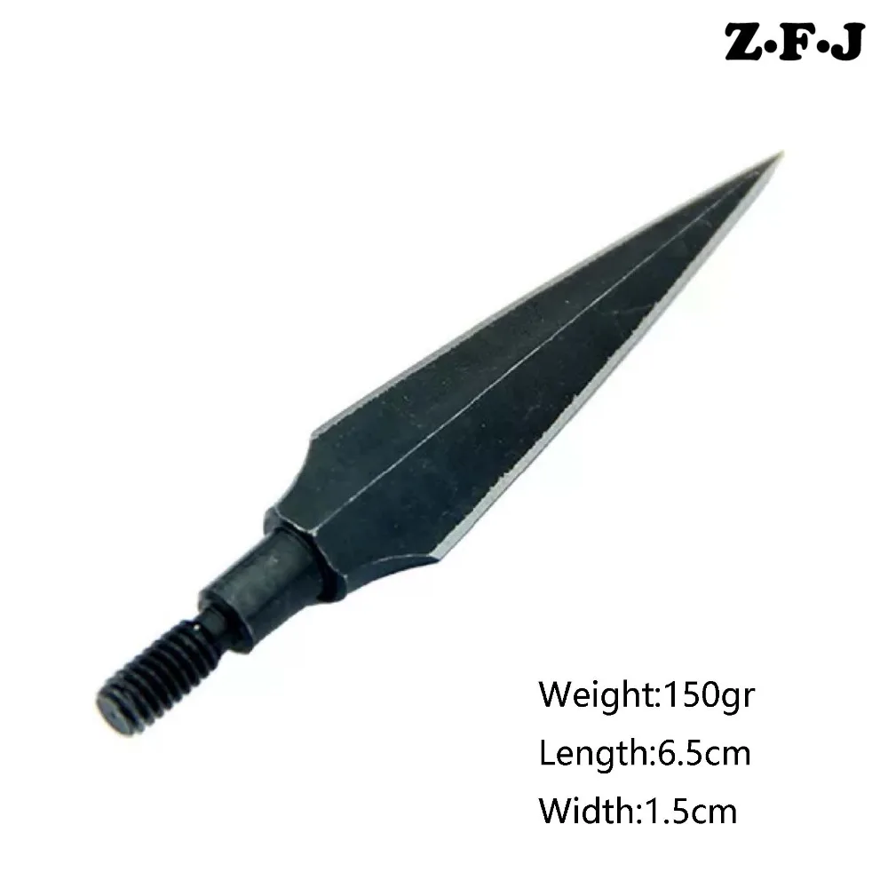 

6/12Pcs Archery Broadhead 150 grain High Carbon Steel Hunting 2 Sharps Blad Tips For Crossbow Compound Bow Hunting Outdoor