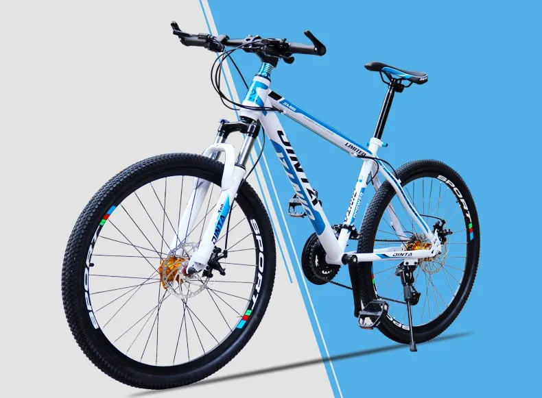 Top Mountain Bike High Carbon Steel 21-Speed 26-Inch heel straight handlebar Double Disc Brake bike 11