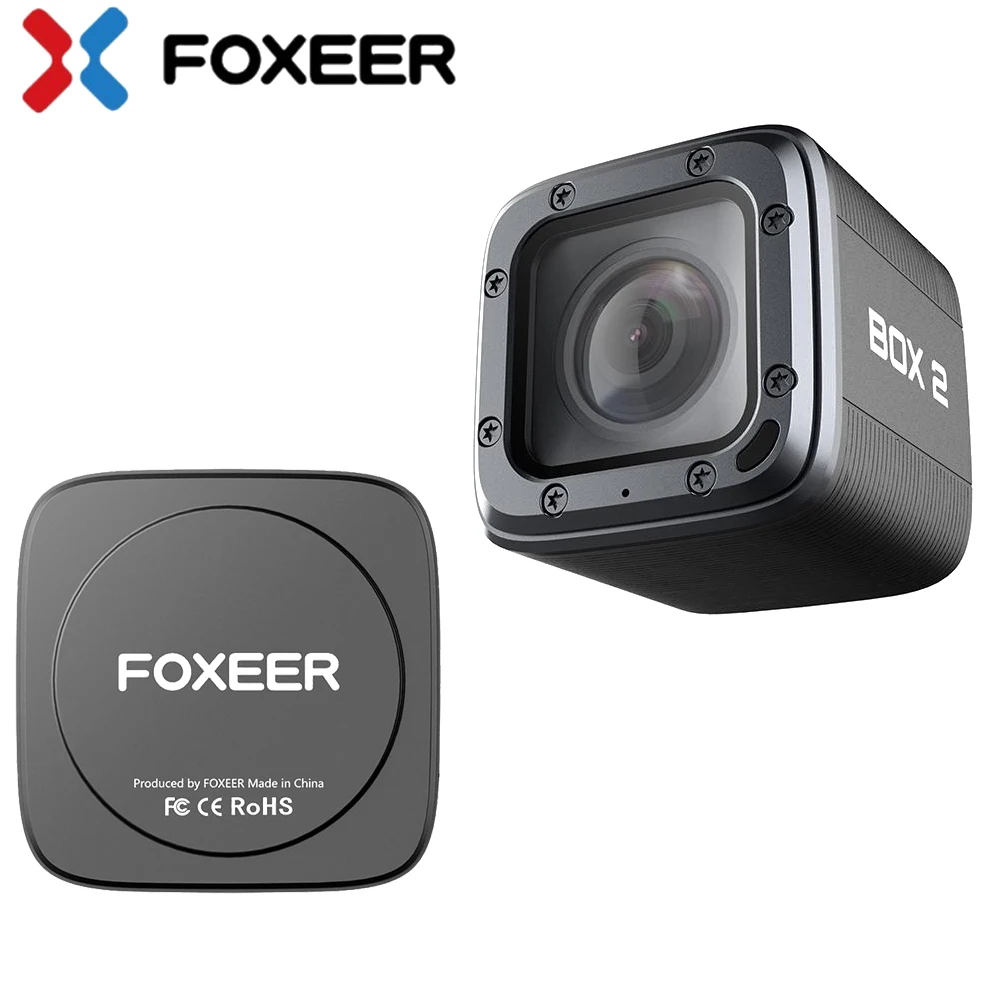 

Foxeer BOX 2 4K HD Action FPV Camera SuperVison HD 155 Degree ND Filter APP Micro HDMI Fast Charge Type-c(Must U3 Card)