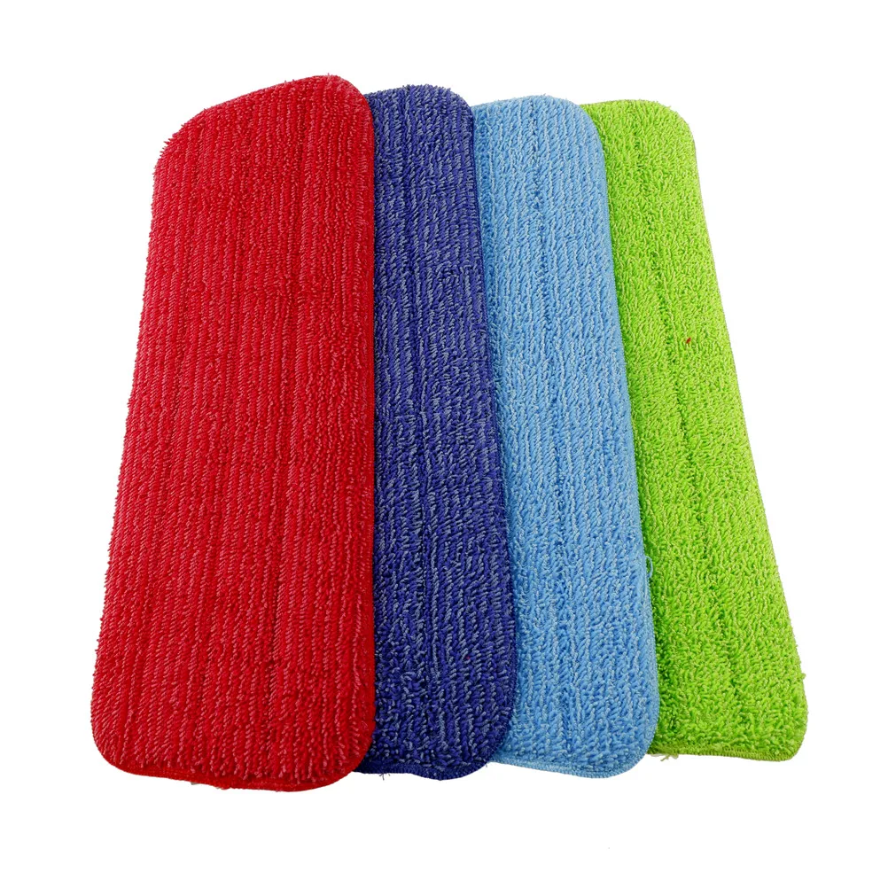 2pcs Reusable Microfiber Pad For Spray Mop Practical Cleaning Pad