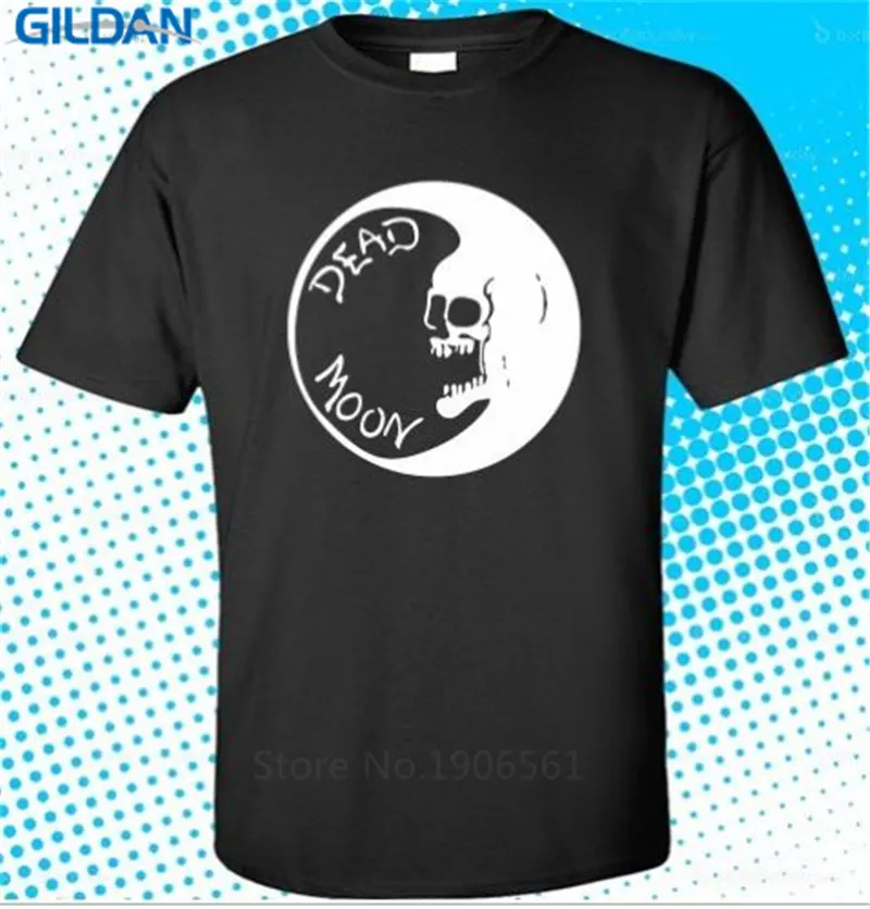 Cool T Shirts Designs Men'S Office O Neck Dead Moon Punk