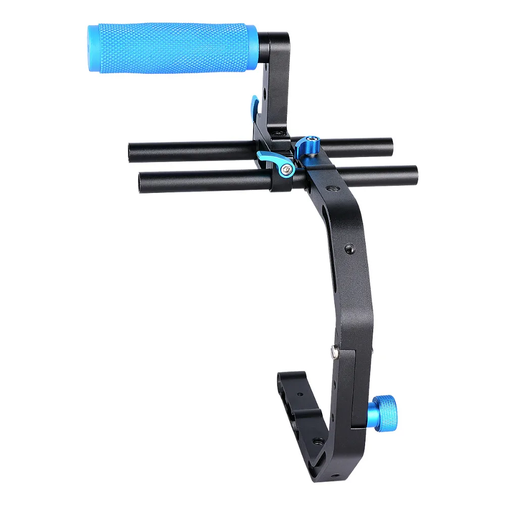 Professional Video DSLR Camera Handle C Shape Bracket Arm Support