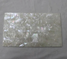 10 unids/lote 1.5 MM engrosamiento madre blanca de pearl laminados hojas 140x240mm MOP shell incrustación de muebles de papel guitarra incrustación accesorios