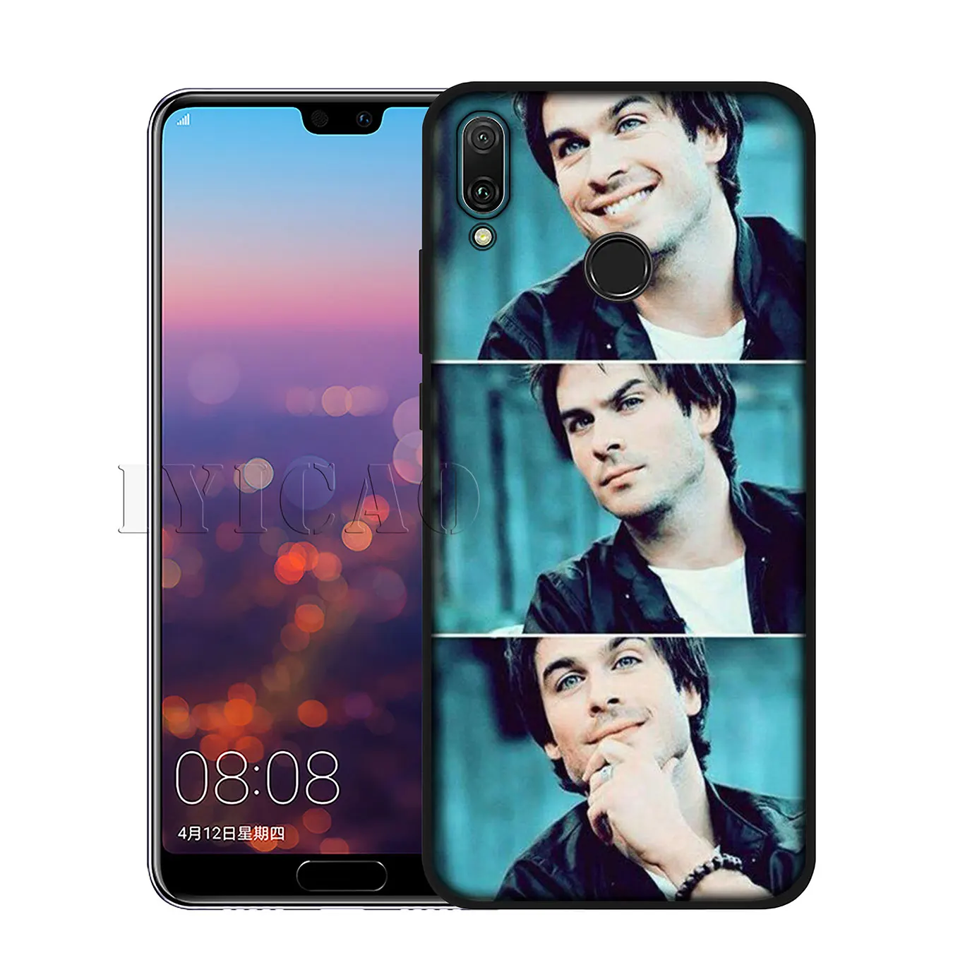 IYICAO Дневники вампира Ян сомерхалдер мягкий чехол для huawei P20 Pro P10 P8 P9 Lite Mini P Smart чехол - Цвет: 2