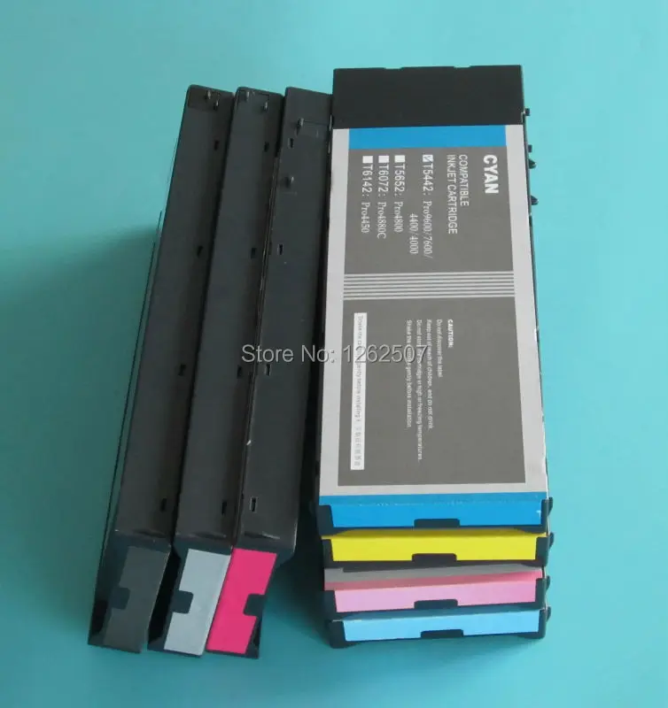 Full ink cartridge For Epson 7600 9600 with Dye ink compatible cartridge For Epson Stylus Pro 7600 T544 with water based dye ink Full ink cartridge For Epson 7600 9600 with Dye ink compatible cartridge For Epson Stylus Pro 7600 T544 with water based dye ink