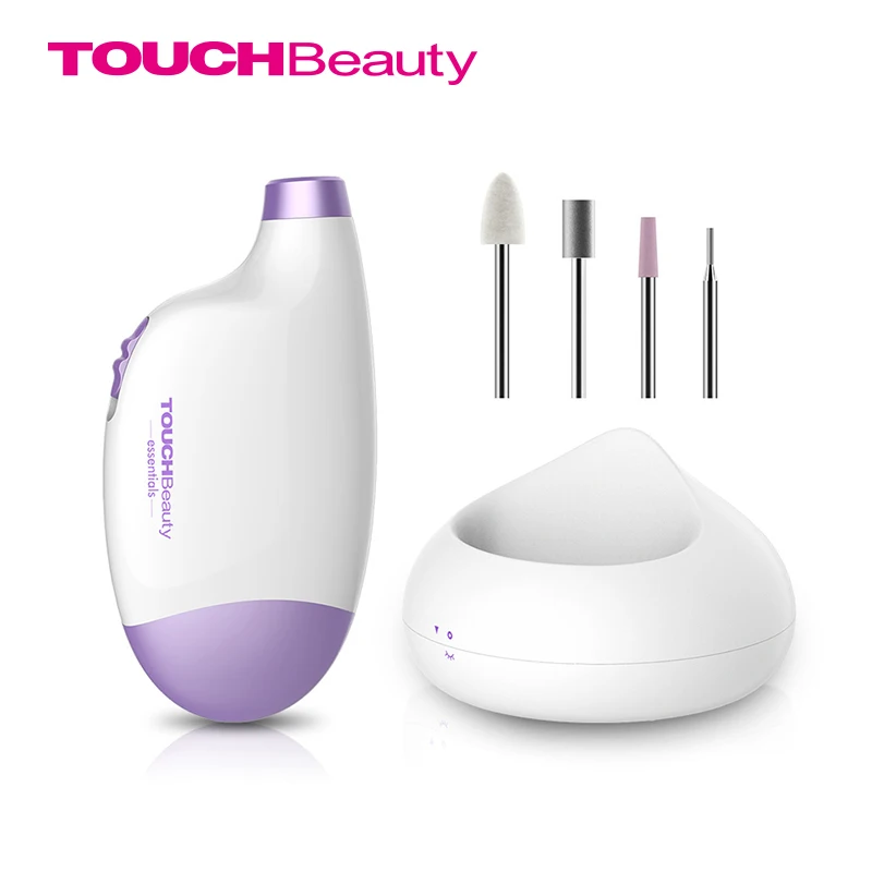 TOUCHBeauty 4 в 1 Professional Маникюр и педикюр пилка для ногтей Driller щетка триммер Набор