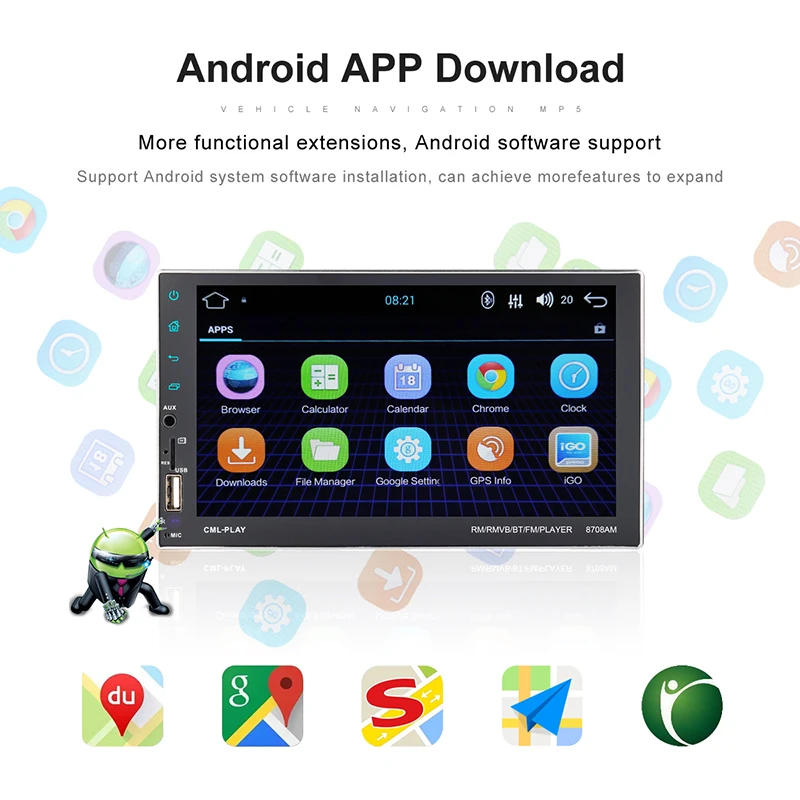 Perfect Car Radio autoradio Android 7.1 Universal 7