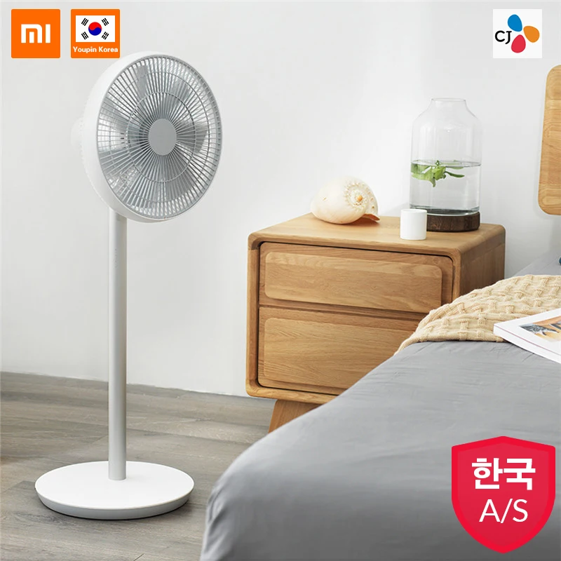 

XIAOMI Smartmi 2019 Version White Natural Wind Pedestal Fan 2S with MIJIA APP Control Lithium-ion Battery DC Frequency Fan 25W