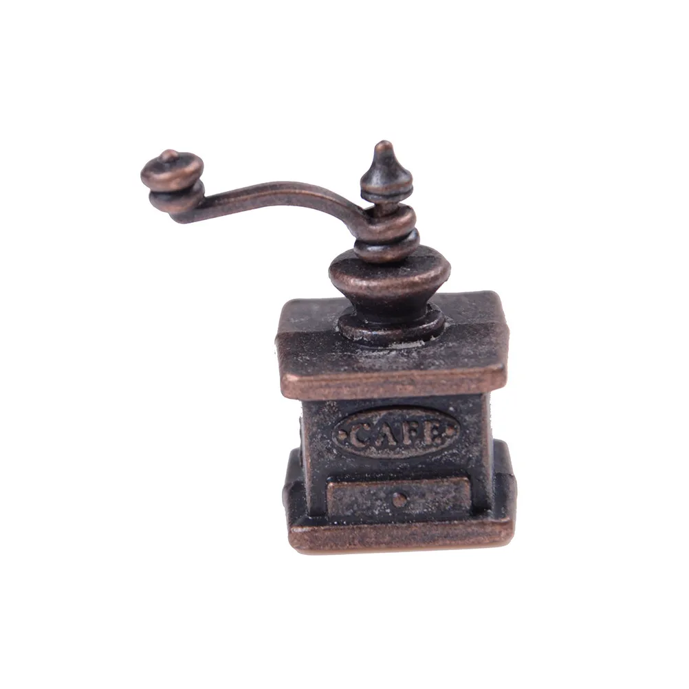 1/12 Dollhouse Miniature Kitchen Vintage Coffee Grinder For Doll Gift Doll Accessories Dollhouse Furniture