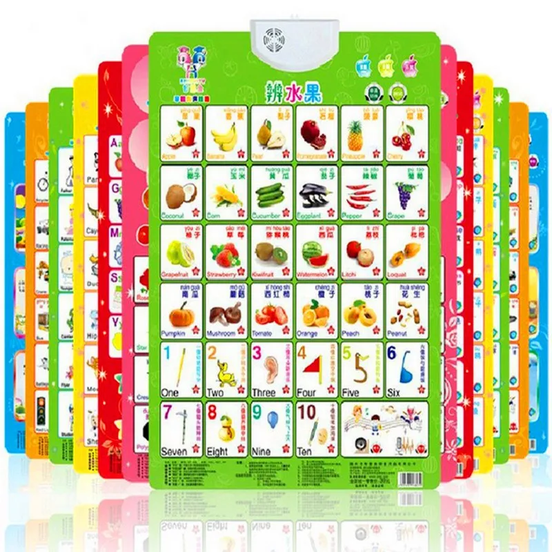 

Early Learning Language Learning Letters Audio Cards Hanging Charts English Children Education Learning Voices Redding