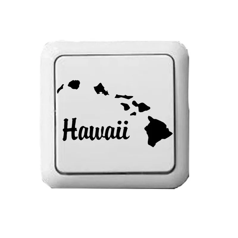 Гавайи виниловые креативный стиль сменные наклейки Наклейка 3WS0087