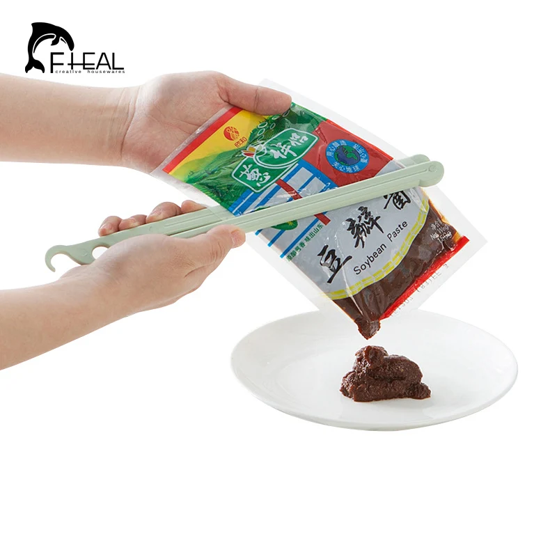 FHEAL Creative Squeeze Ketchup Clip Chocolate Sauce Salad dressing