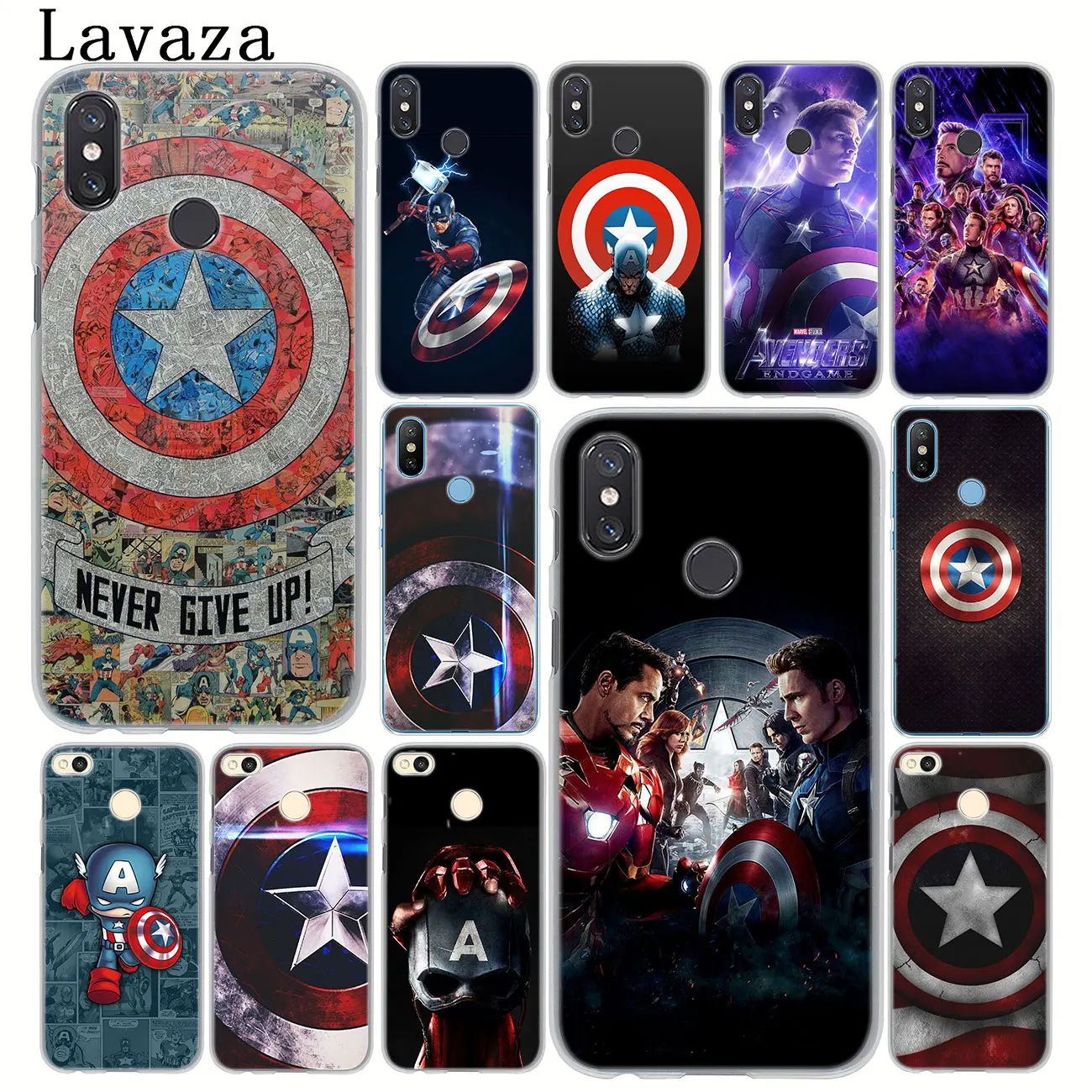 Чехол для телефона Lavaza Captain America shield Marvel Xiaomi MI 9 9T A3 PRO CC9 CC9E 8 A2 Lite SE A1 pocophone f1 6 6X 5S 5X MAX 3