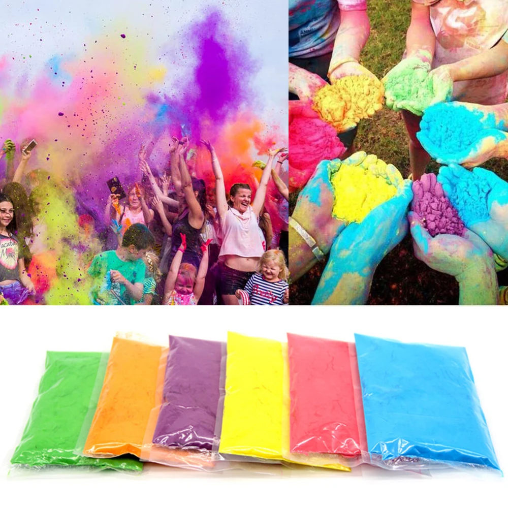 

100g/Bag Color Run Colored Corn Flour Non- Food Grade Events Festive Celebrate Running Throw Carnival Supplies