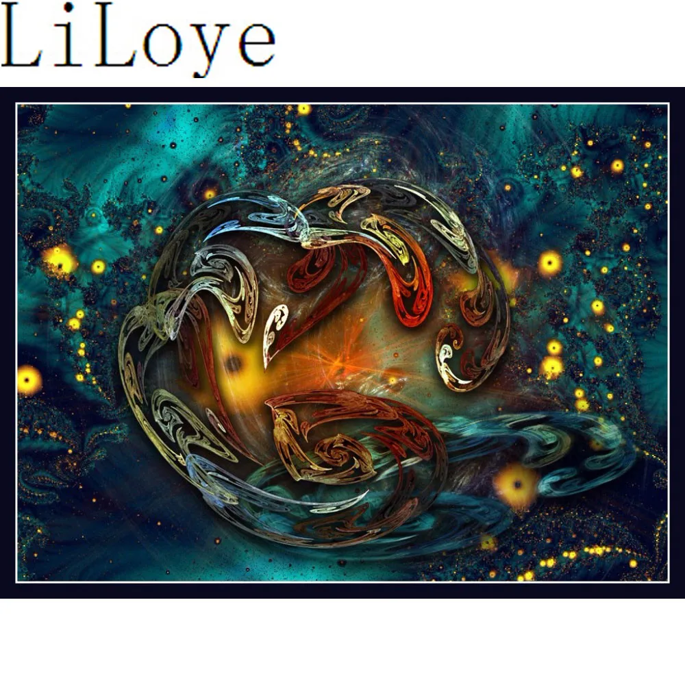 

LI LOYE DIY Diamond Painting Cross Stitch abstract Diamond Embroidery icon Full Diamond Mosaic Rhinestones Decor Paintings RT184