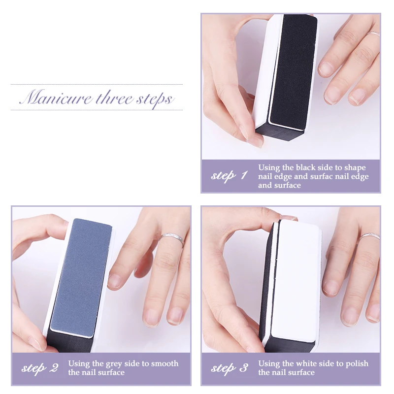 Полировочные пилки для ногтей изогнутая прямая шлифовальная Губка Файлы Шлифовальные Полировочная пилка для ногтей инструмент для маникюра ногтей