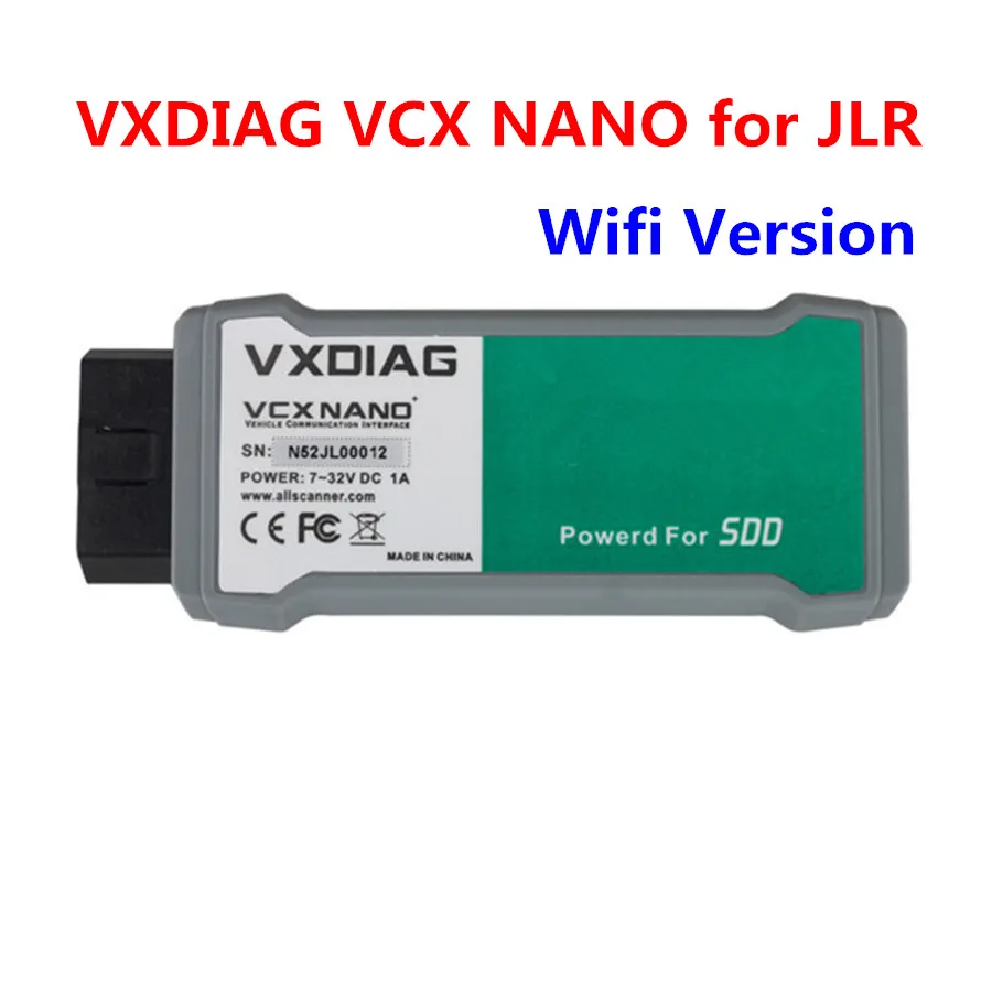 Wifi версия VXDIAG VCX NANO для JLR SDD V145 с автономным инженером версия многоязычный диагностический инструмент