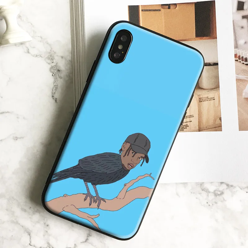 

Travis Scott Cartoon Coque Soft Silicone TPU Phone Case Cover Shell For Apple iPhone 5 5s Se 6 6s 7 8 Plus X XR XS MAX