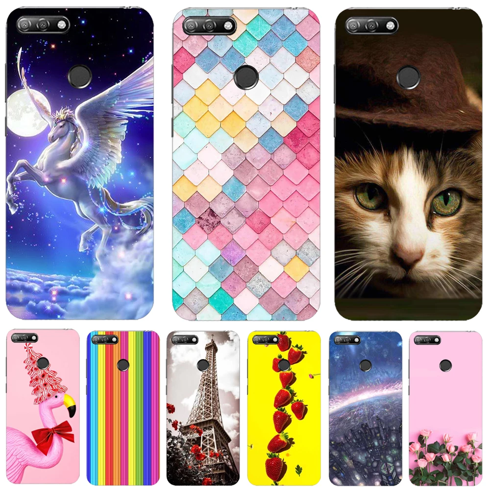 Cover Huawei Honor 7A Pro Y6 Prime 2018 Case Silicone Soft Tpu Coque Funda 5.7inch |