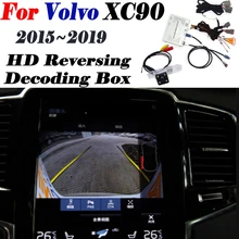 Задняя камера для Volvo XC90~ интерфейс дисплей обновление монитор резервная парковочная камера OBD Авто декодер модуль