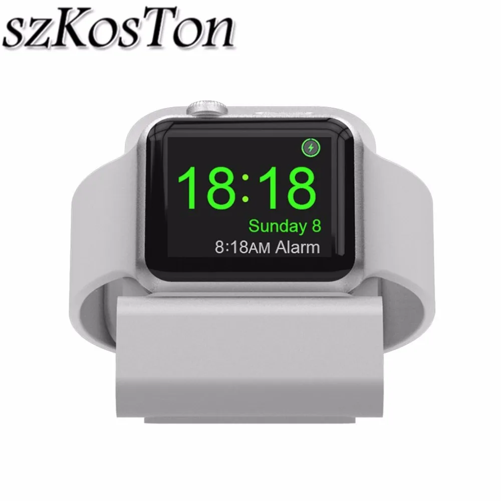 

Portable Aluminum Stand Holder for Apple Watch 1 2 3 4 Desktop Holder Charging Dock Stand for Apple Watch 38mm 42mm 40mm 44mm