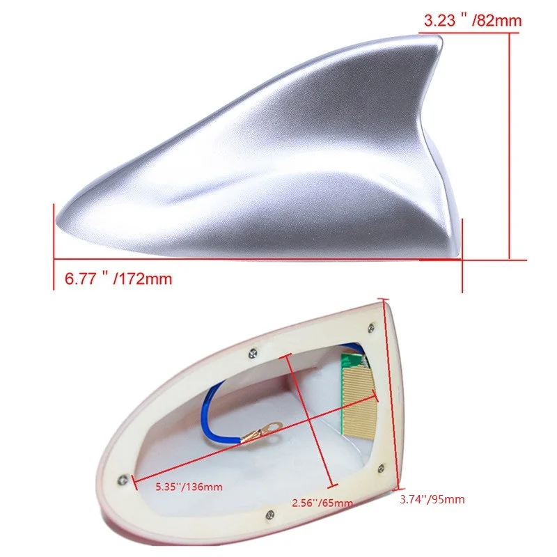 Супер акульих плавников антенна автомобиля радио пианино краска сильный сигнал для hyundai IX35 Santafe Tucson Veracruz автомобильные аксессуары