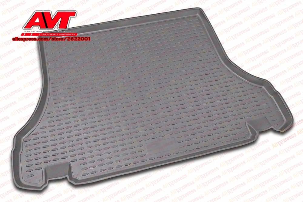 

Trunk mats for Chevrolet Lanos 1997- sedan 1 pcs rubber rugs non slip rubber interior car styling accessories