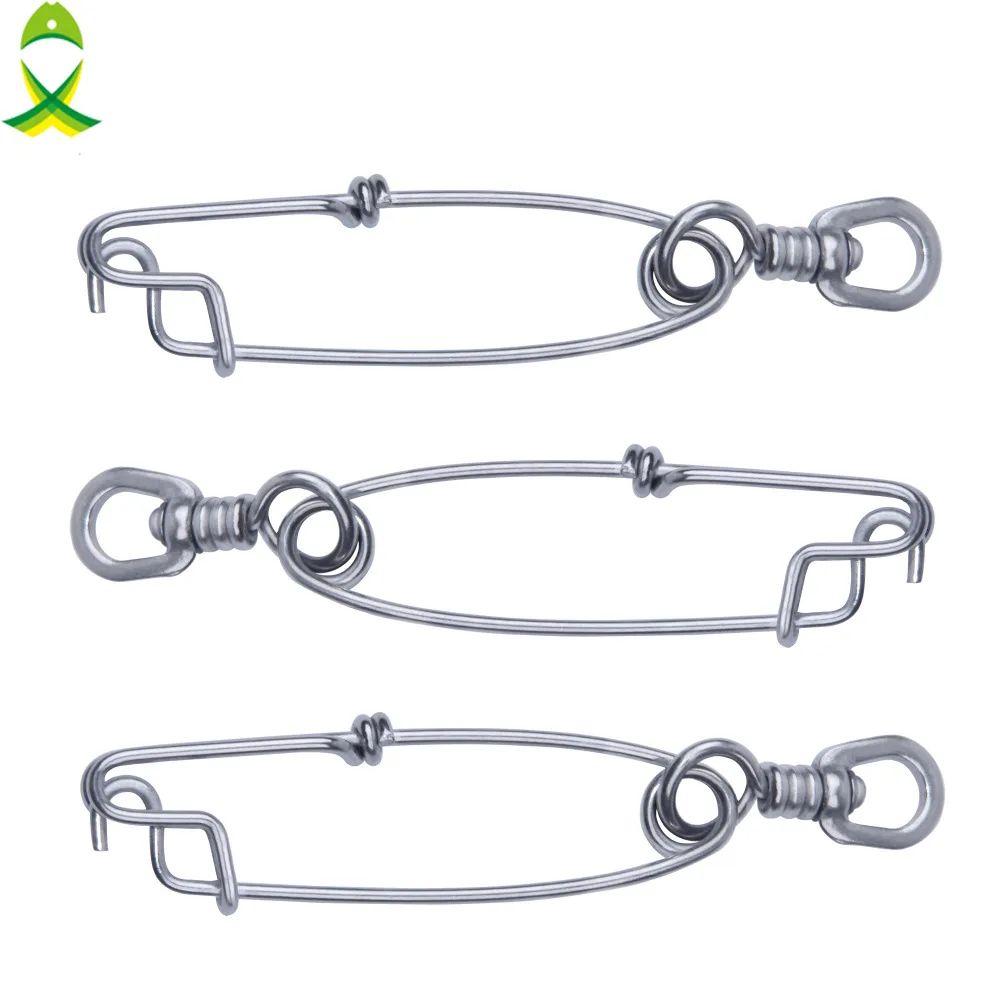 JSM 5pcs 20pcs 396LB 1102LB Stainless Steel strong fishing swivels with