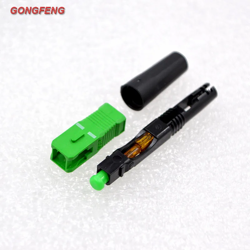 GONGFENG 100 шт. новинка горячая распродажа SC/APC оптическое волокно быстрый разъем