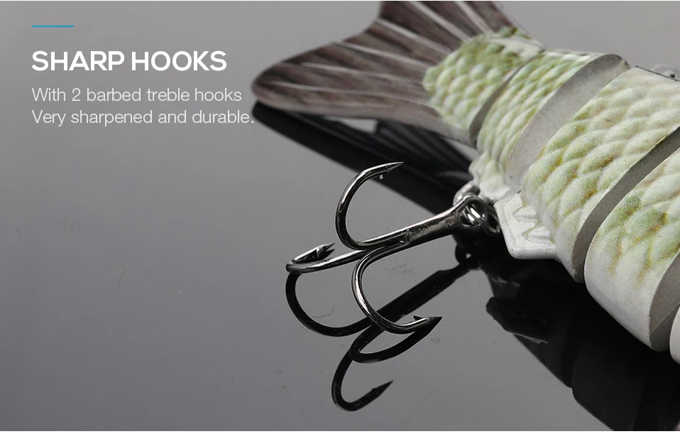 10 Wobblers Afundando Iscas De Pesca sete