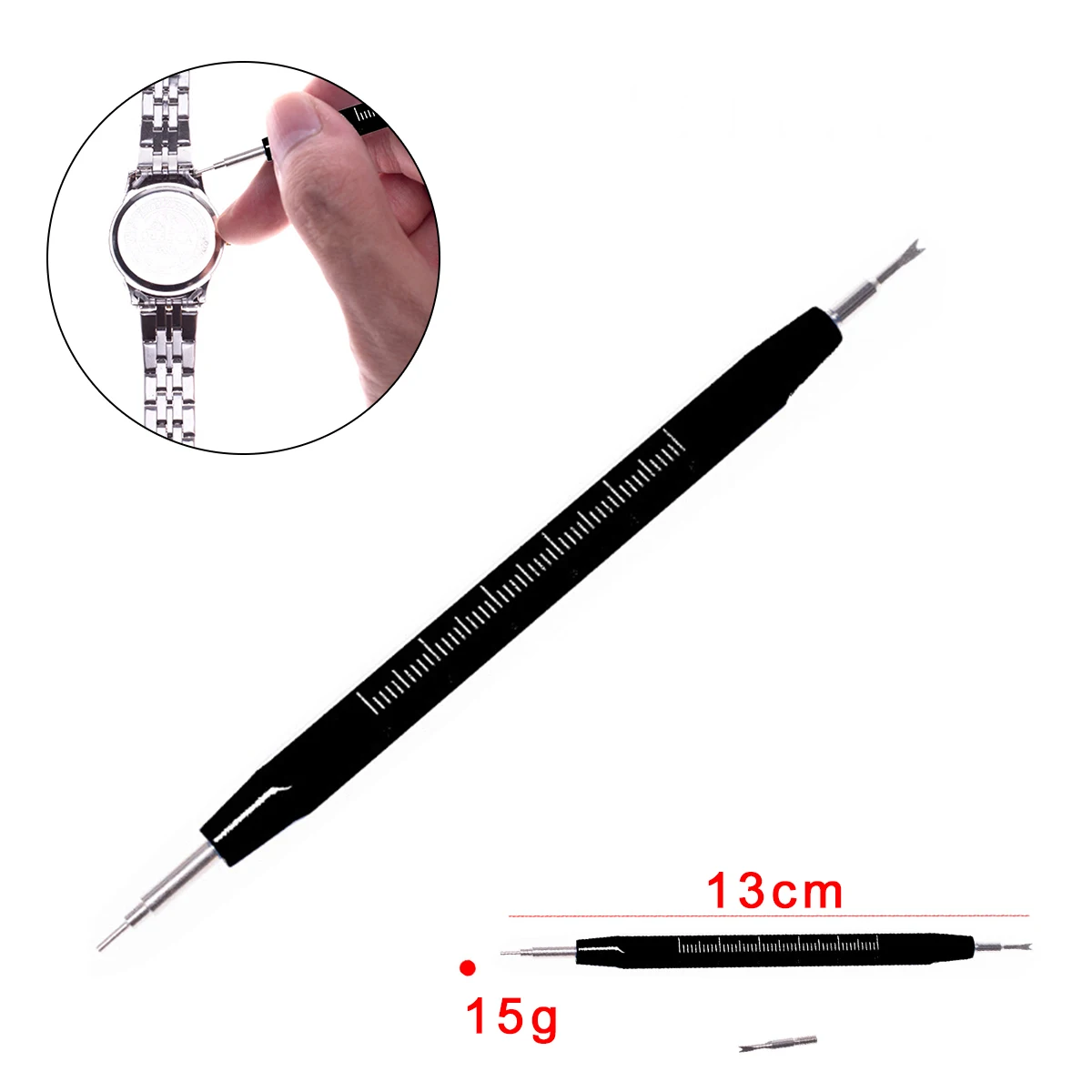 

Professional Watch Spring Bar Watch Link Removal Wristwatch Double-Ended Repair Tool With Scale Watchmaker Tools Parts