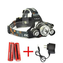 Boruit 6000LM 3x XML T6 светодиодный Перезаряжаемые Фары Фара Факел 18650+ Зарядное устройство кемпинг Портативный свет Рыбалка Пеший Туризм Велоспорт