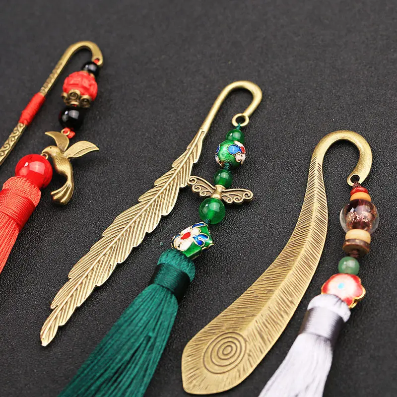 Hot Classical exquisite vajra bodhi Metal Book Markers Metal Bookmark