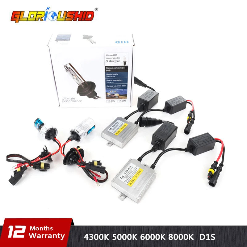 NS 2X Bombillas HIR2 9012 35W 6000K HID Xenon REEMPLAZO Headlight HID Xenon Lamp