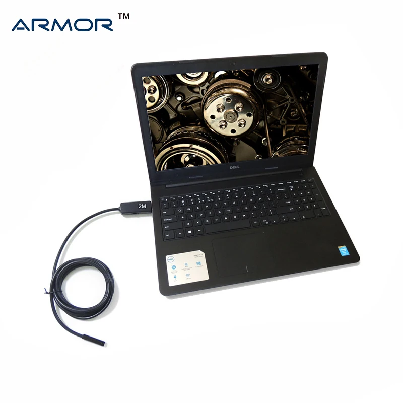

7mm Lens 10M Handheld 6LED Waterproof USB PC Endoscope Camera with Pinhole Camera Snake Tube Pipe Inspection Borescope for PC
