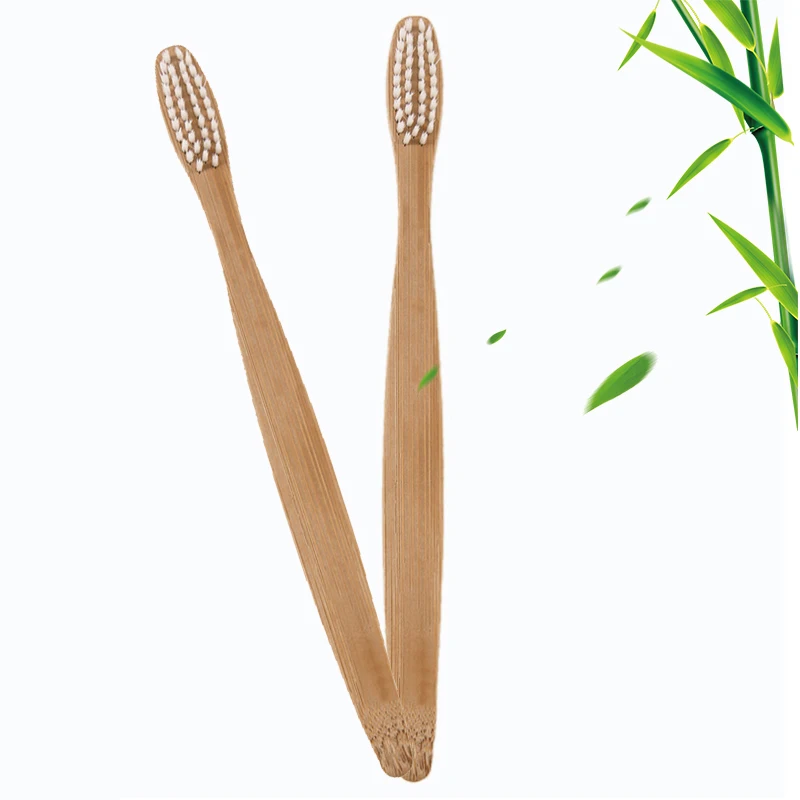 

Wood Toothbrush Bamboo Toothbrush Soft Bamboo Fibre Wooden Handle Low-carbon Eco-friendly For Adults Oral Hygiene