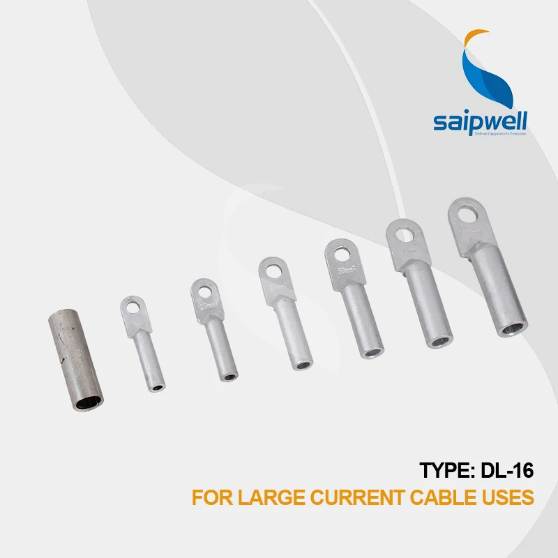 

Saipwell 16mm2 DL-16 100PCS/Lot electrical terminal aluminum lugs for crimping wire ferrules accessories para carro feminino