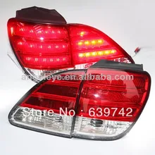 Для Lexus herrier Kluger RX330 RX300 Светодиодные ленты хвост Лампы для мотоциклов 1998-2002 год красный, белый Цвет V2