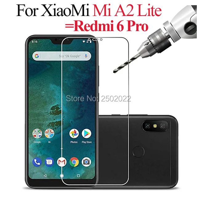 

Protective glass on for Xiaomi mi A2 lite tempered glas ksiomi xiomi Redmi 6 Pro screen protector A2lite A 2 light 6Pro tremp