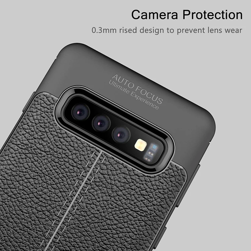 Для samsung Galaxy S10 Чехол кожаный Стильный чехол прочный ТПУ чехол для телефона для Galaxy S10 Plus S10e S 10 чехол 360 противоударный бампер