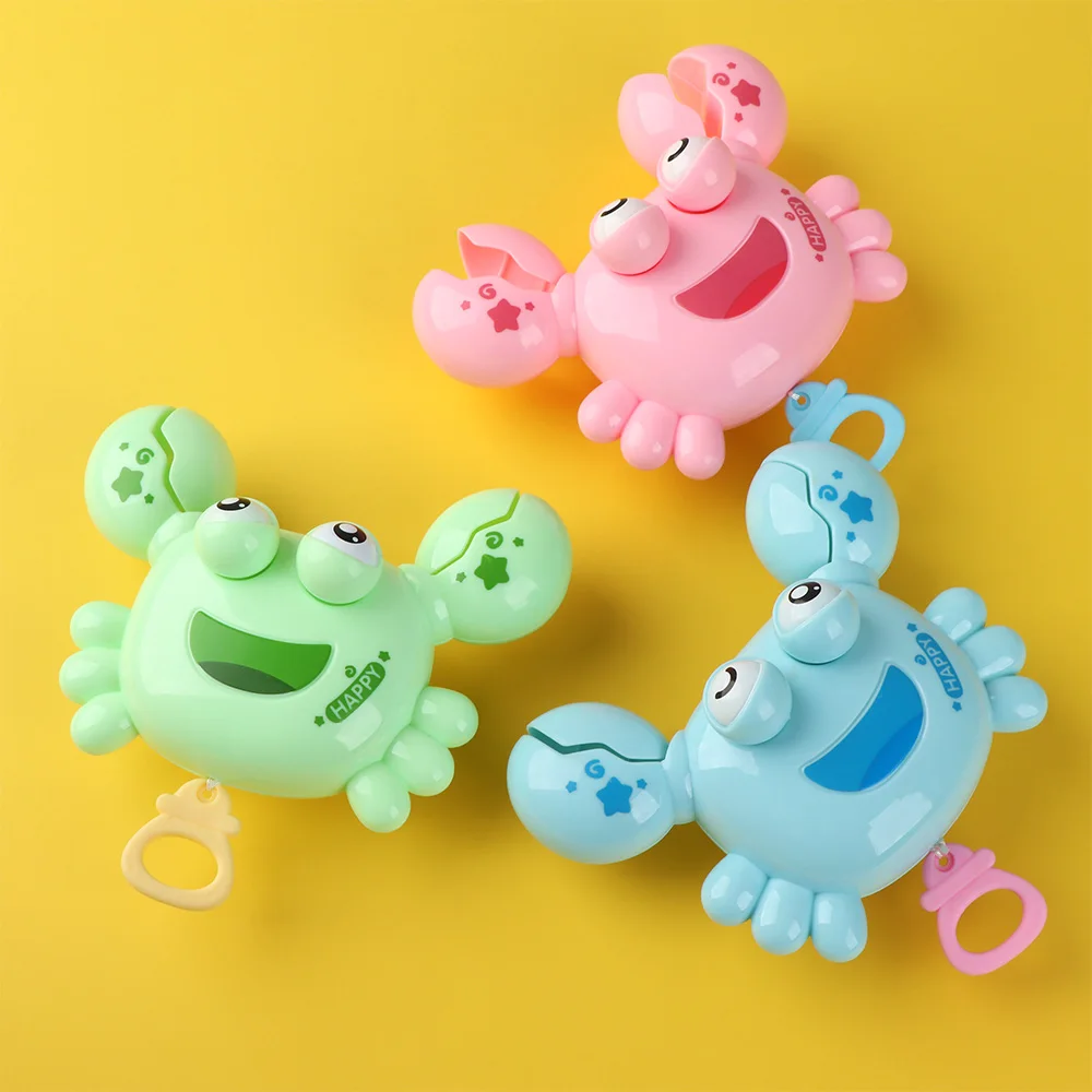 

Baby Bath Toy Crabs Funny Music Bath Bubble Maker Pool Swimming Toys Pool Bathtub Soap Machine Toys for Children Kids