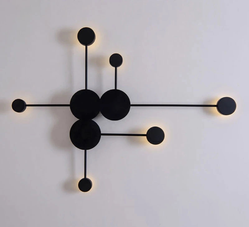 Novelty Modern LED Wall Lamp Minimalism Nordic Living Room Creative Wall Light LED  Decoration  Designer Corridor Hotel Bedroom (13)